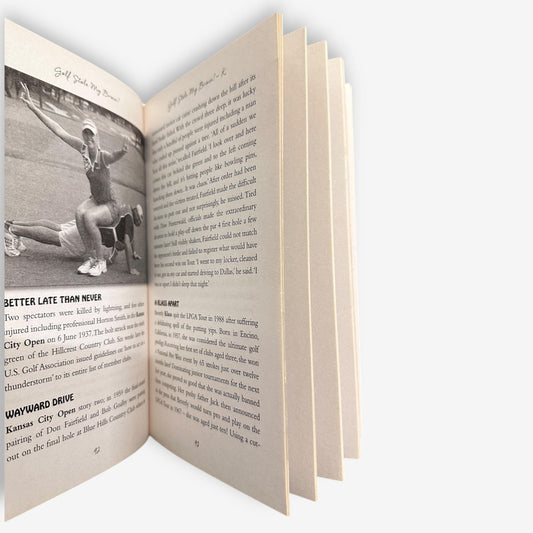 Golf Stole My Brain - And Other Strange Golfing Tales - Hardback Book (Dale Concannon) 2015