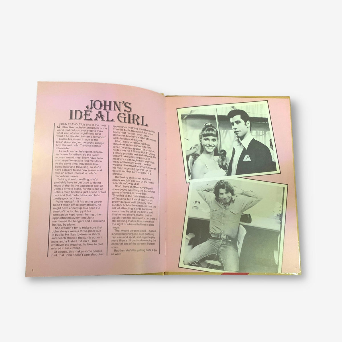 John Travolta Annual 1980 - Hardback Book