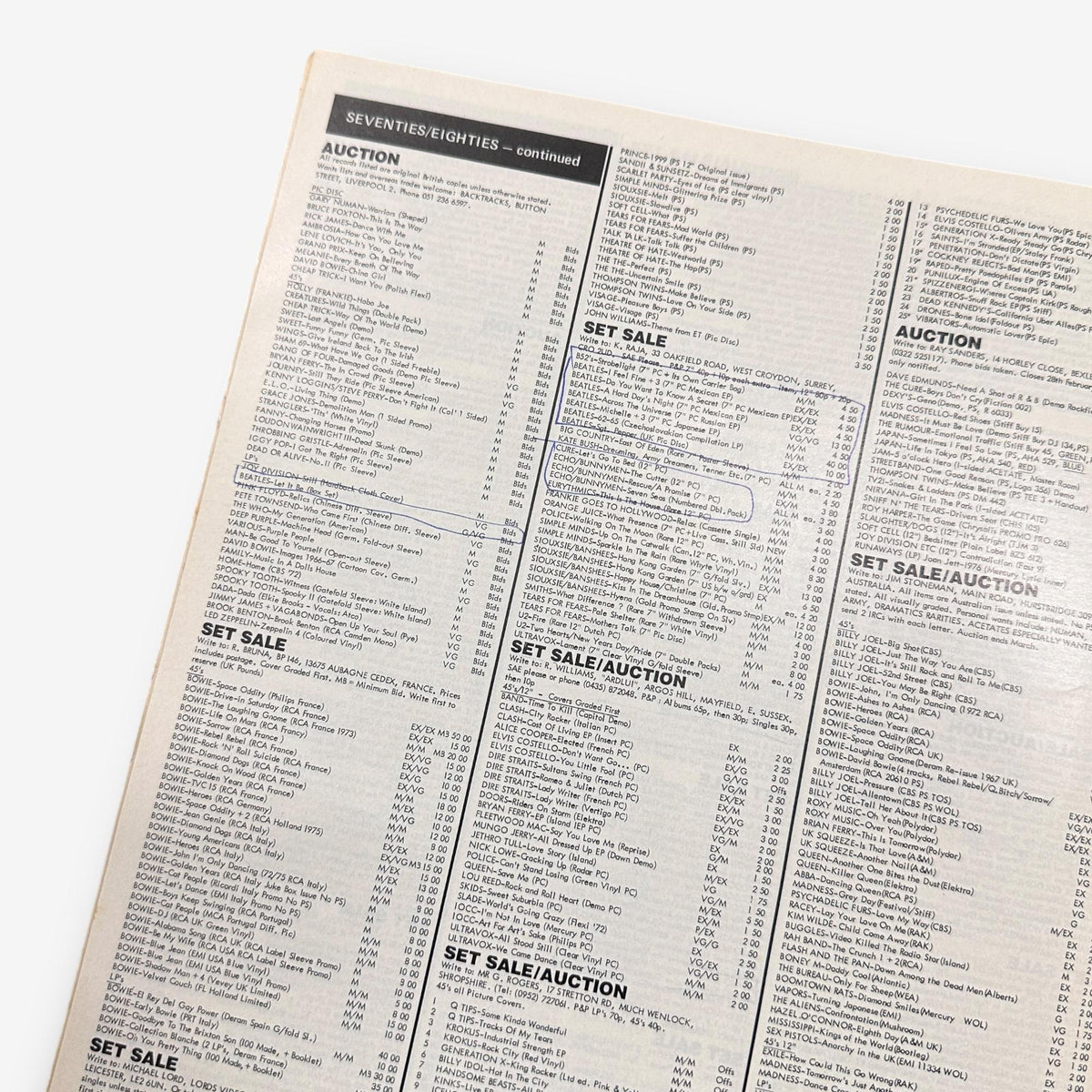 1985 The Who's U.S. Singles - Record Collector Magazine No. 66