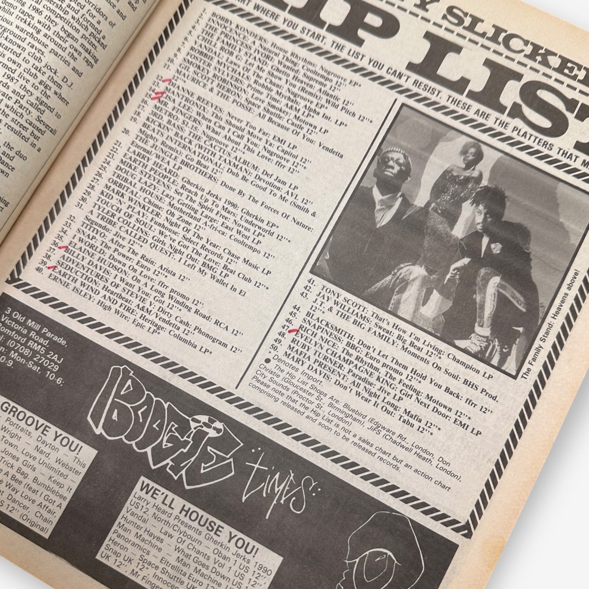 1990 Earth, Wind & Fire - Blues & Soul Magazine Issue 555