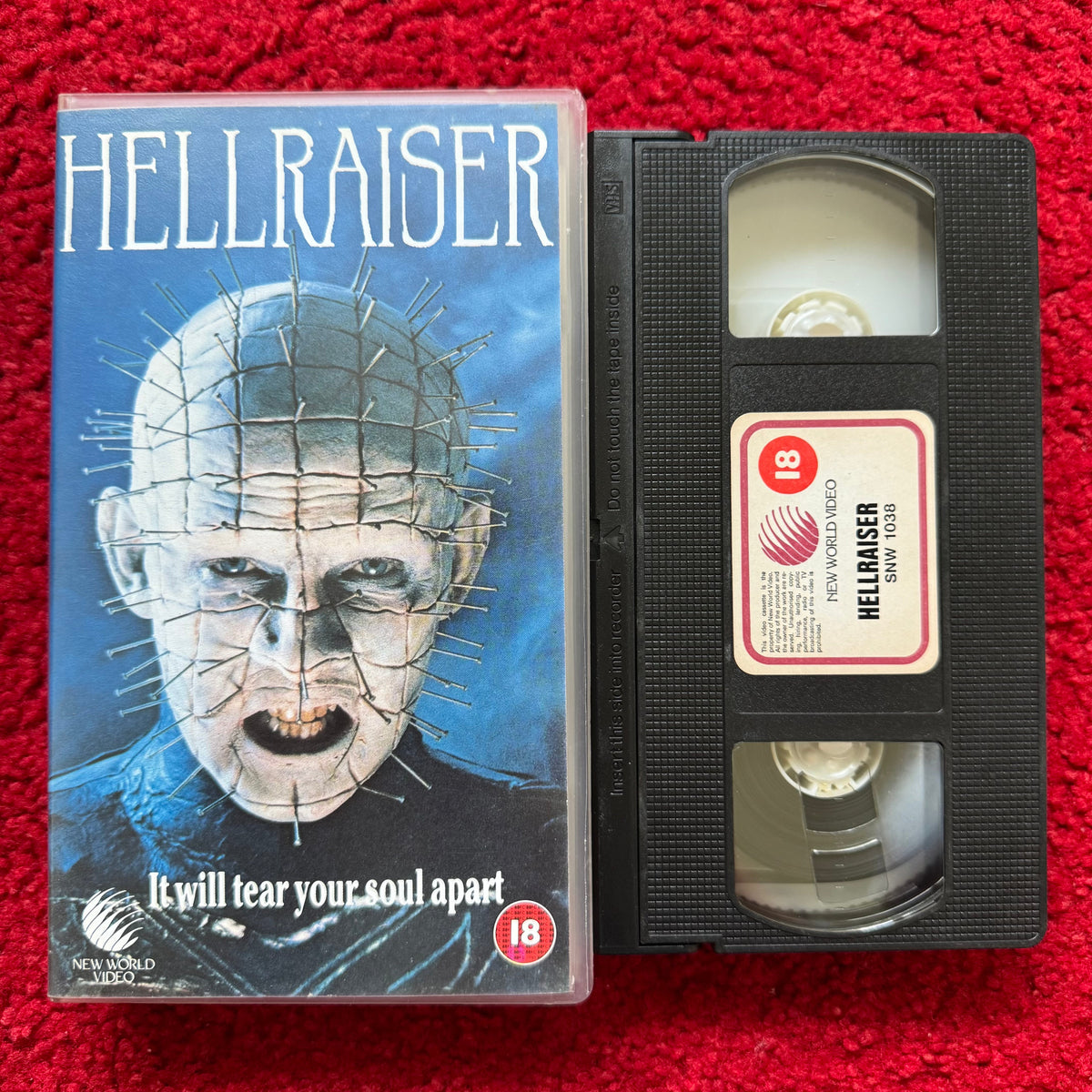 Hellraiser VHS Video (1988) SNW1038