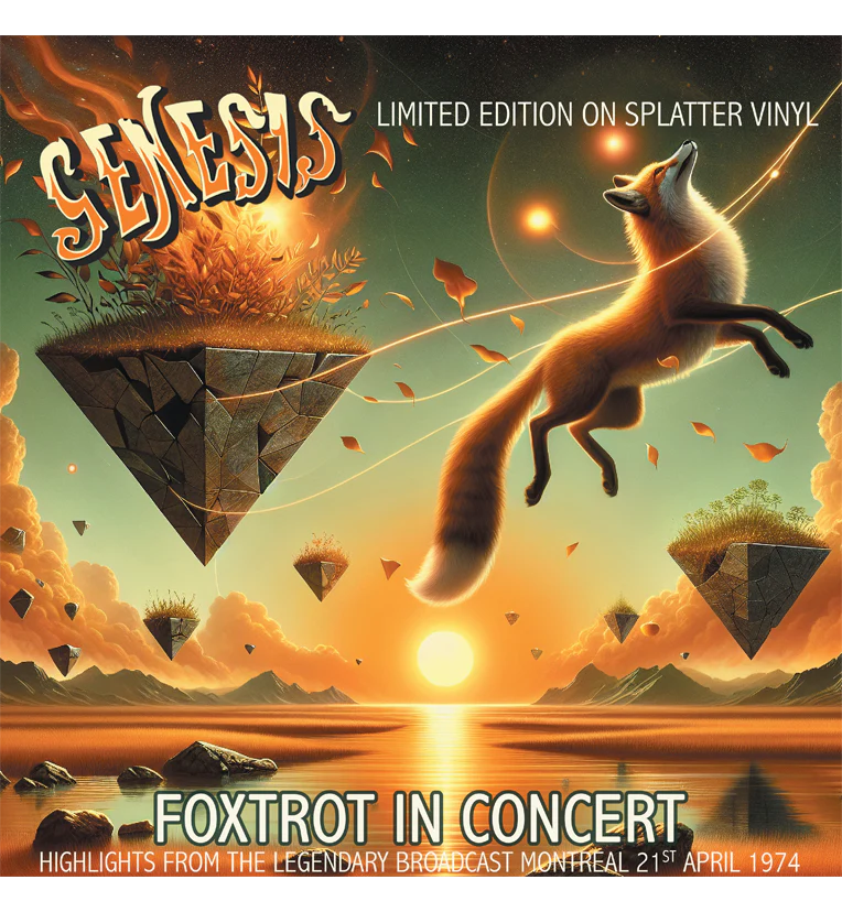 Genesis – Foxtrot in Concert: Live in Montreal, 1974 (Limited Edition 12-Inch Album on Yellow/Orange Splatter Vinyl)
