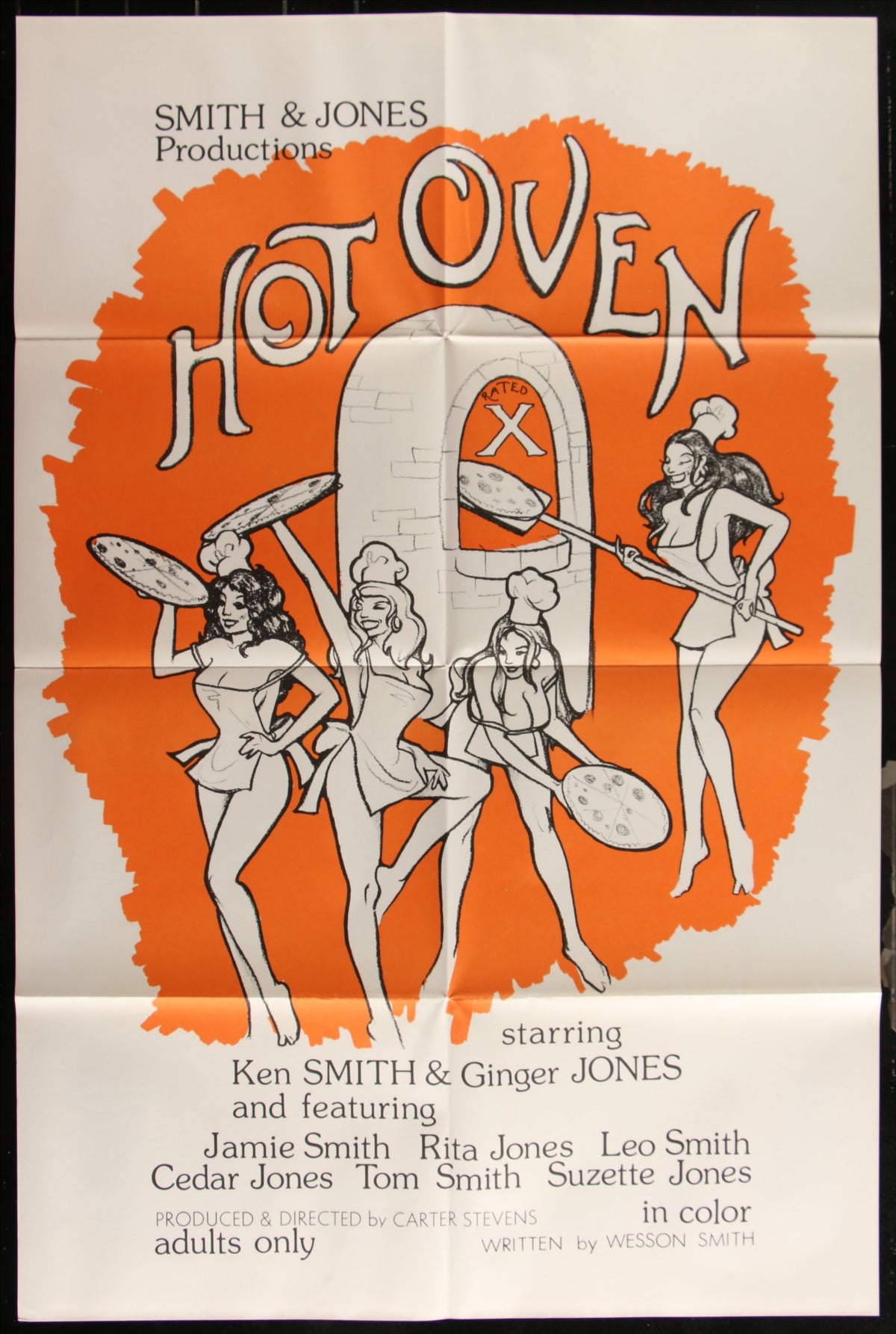 Hot Oven (1974) Original US One Sheet Movie Poster