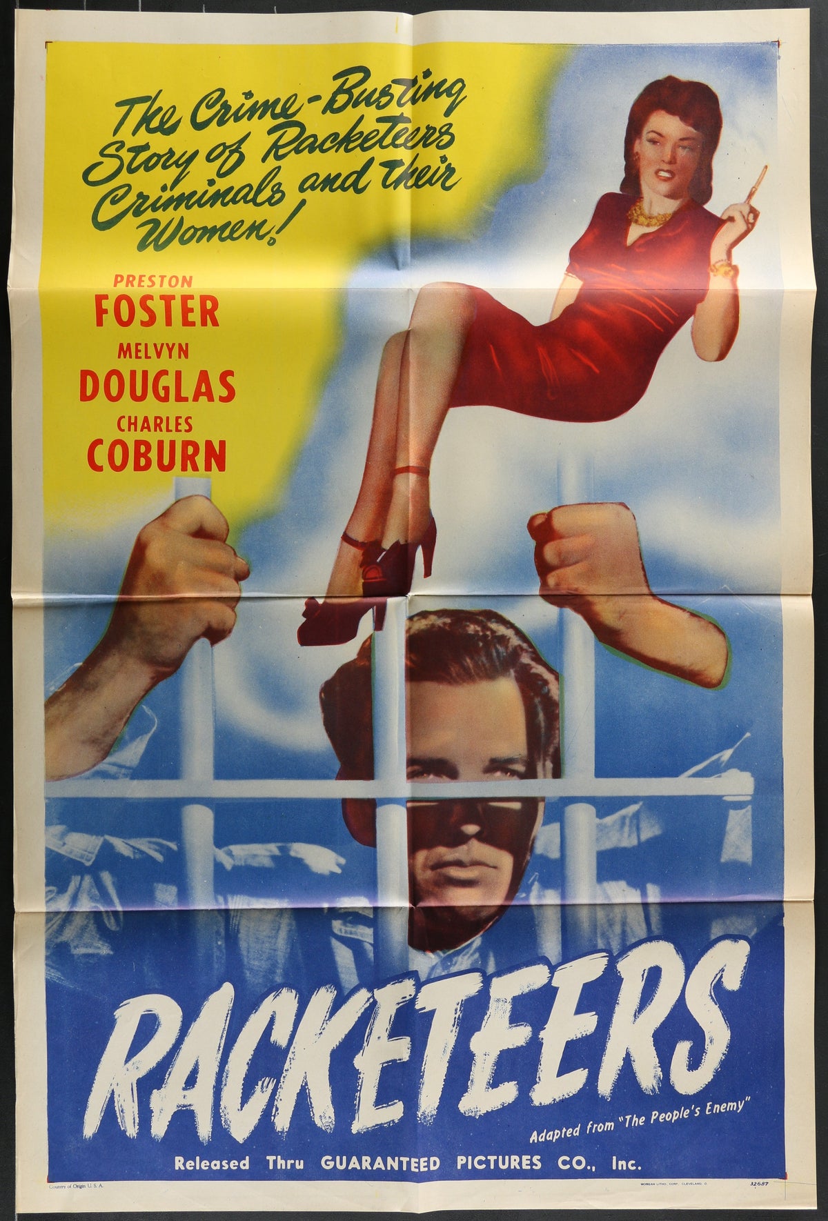 Racketeers (1947 RR) Original US One Sheet Movie Poster