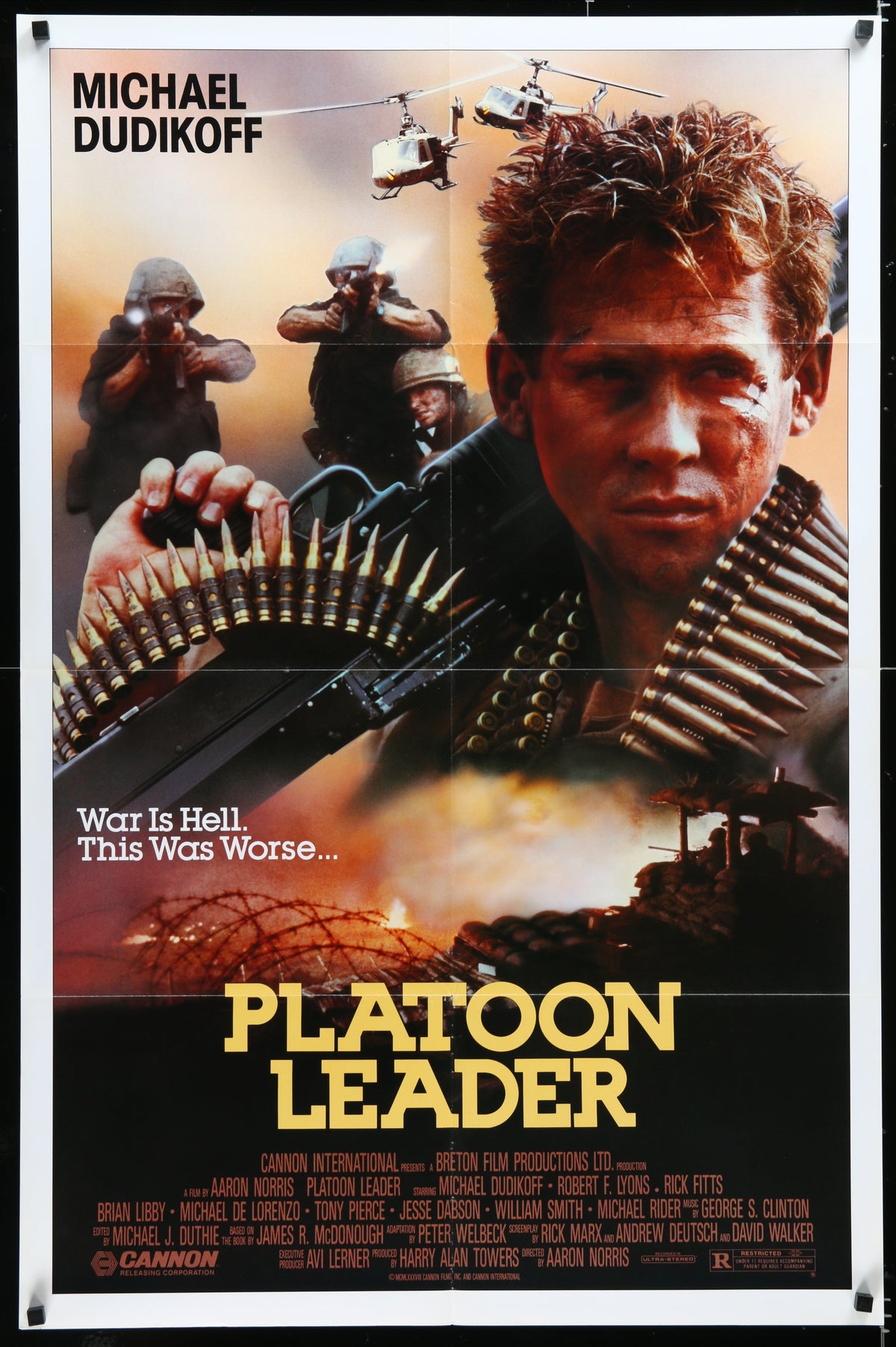 Platoon Leader (1988) Original US One Sheet Movie Poster