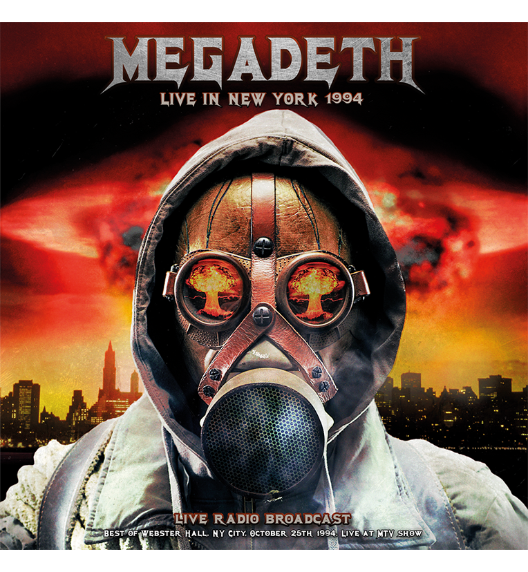 Megadeth – Live in New York 1994 (12-Inch Album on 180g Splatter Vinyl)