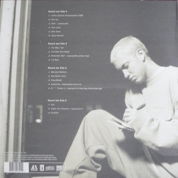 Eminem – The Marshall Mathers LP – 2000 Hip Hop · 2xLP Vinyl · M / M
