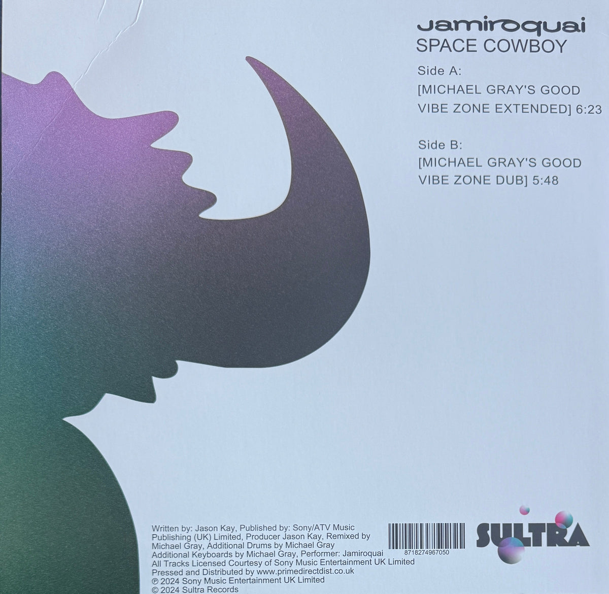 Jamiroquai – Space Cowboy (Michael Gray’s Good Vibe Zone) – Sultra Records – 2024
