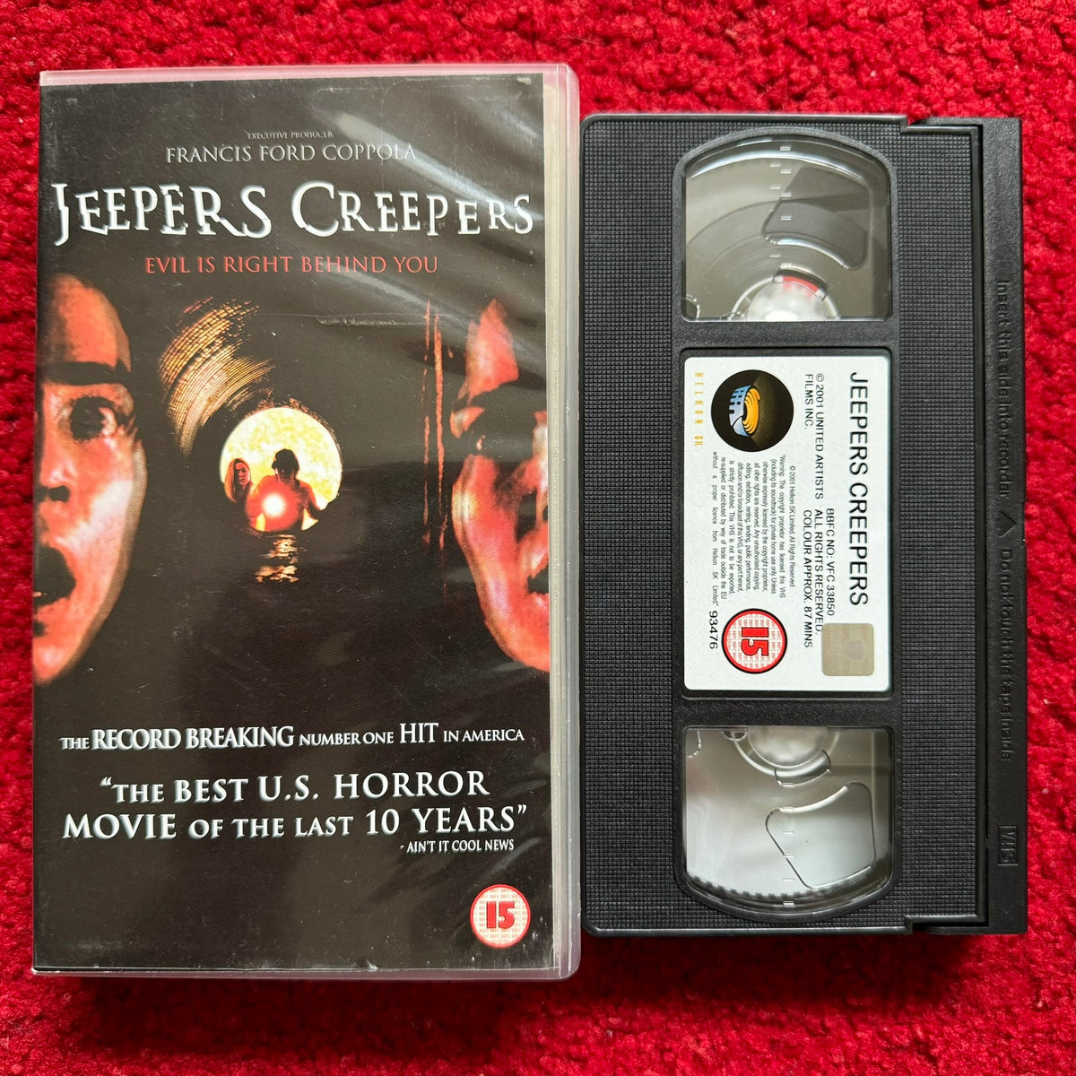 Jeepers Creepers VHS Video (2001) S093476