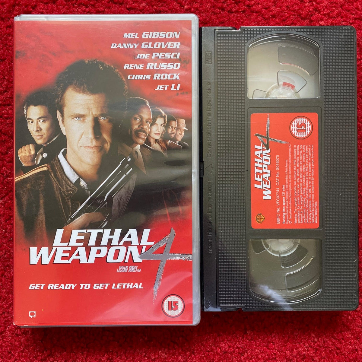Lethal Weapon 4 VHS Video (1998) S016075 - NEW & SEALED