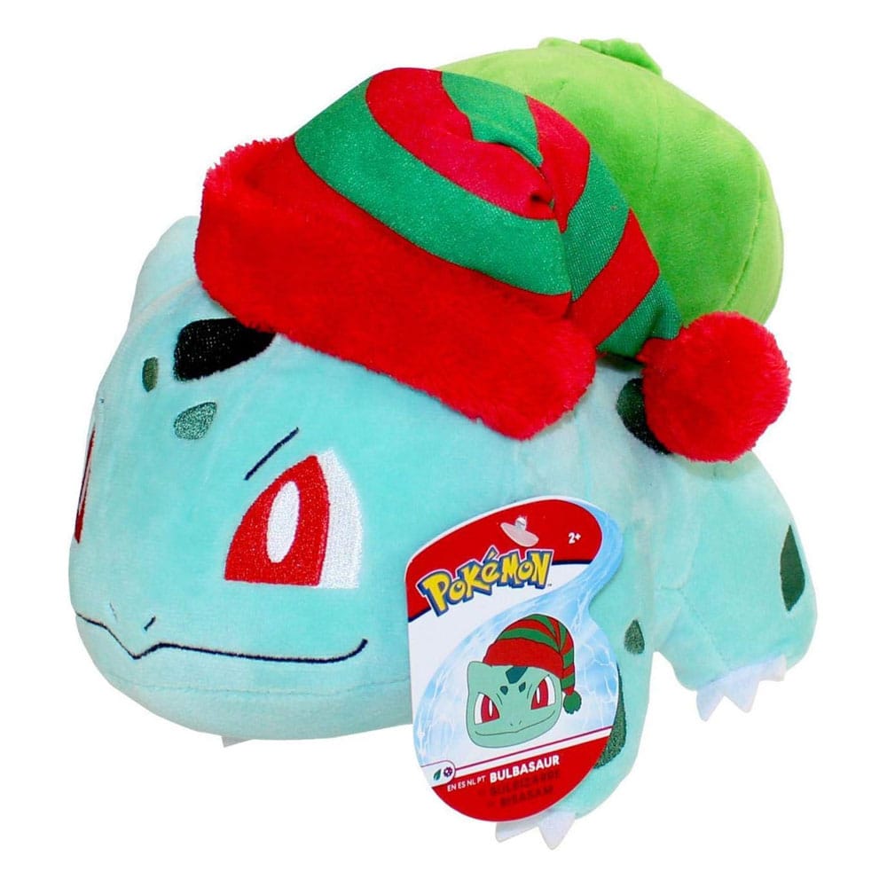 Pokémon Plush Figure Winter Bulbasaur with Christmas Hat 20 cm