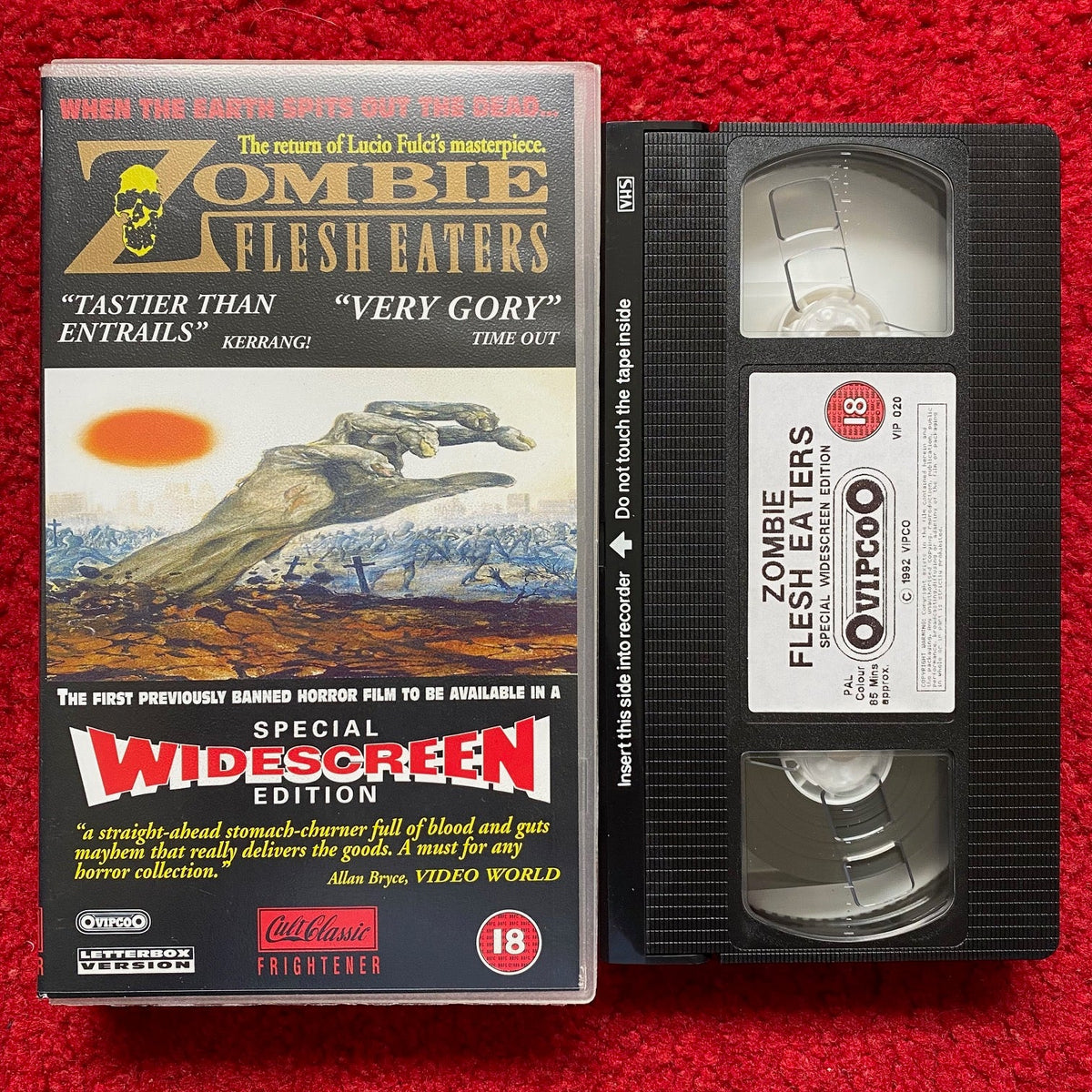 Zombie Flesh Eaters VHS Video (1979) VIP020