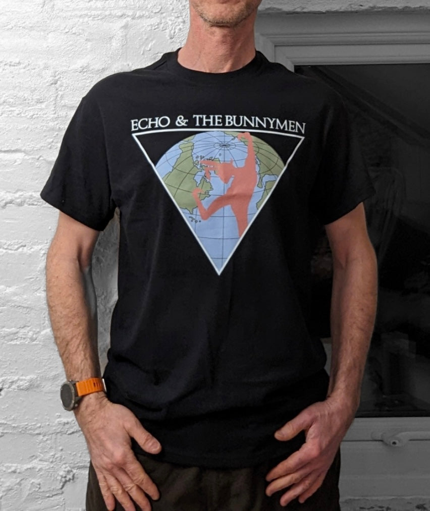 Official Echo & The Bunnymen 1986 Bunny Creature Vintage Tour T-Shirt.