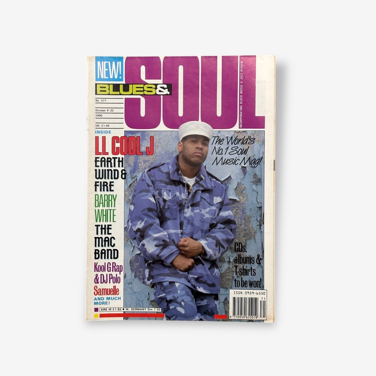 1990 LL Cool J - Blues & Soul Magazine Issue 571