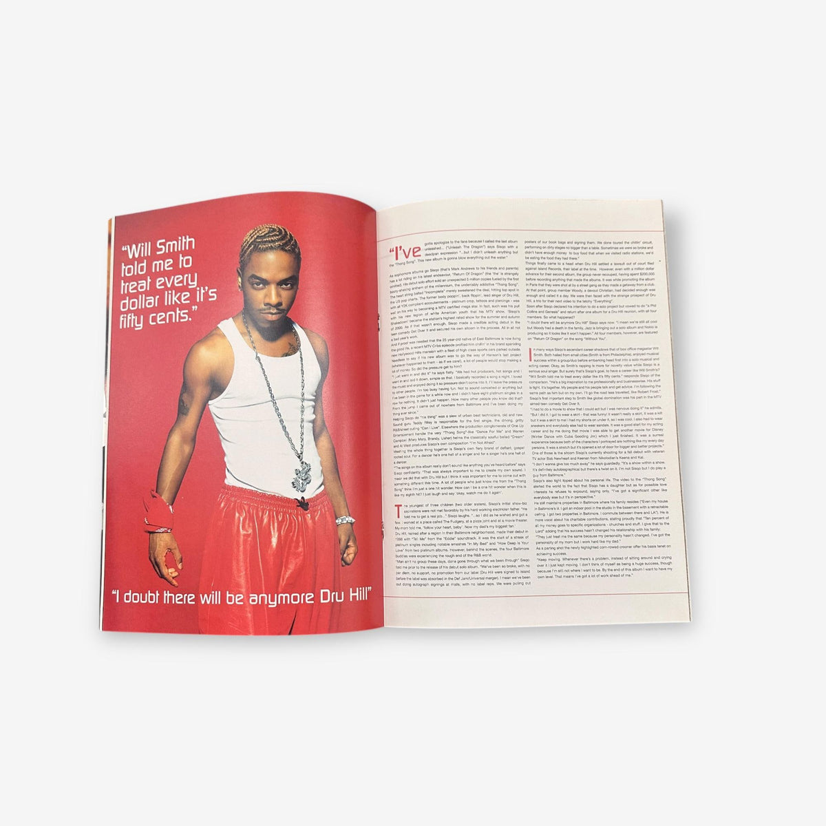 2001 Sisqo - Dragon Slayer - Blues & Soul Magazine Issue 844