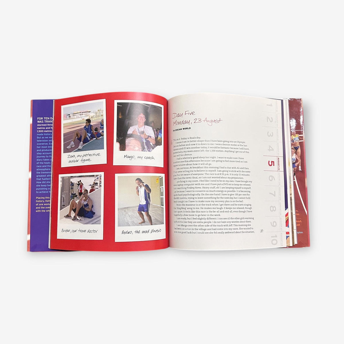 Kelly Holmes - My Olympic Ten Days - Hardback Book (Richard Lewis) 2004