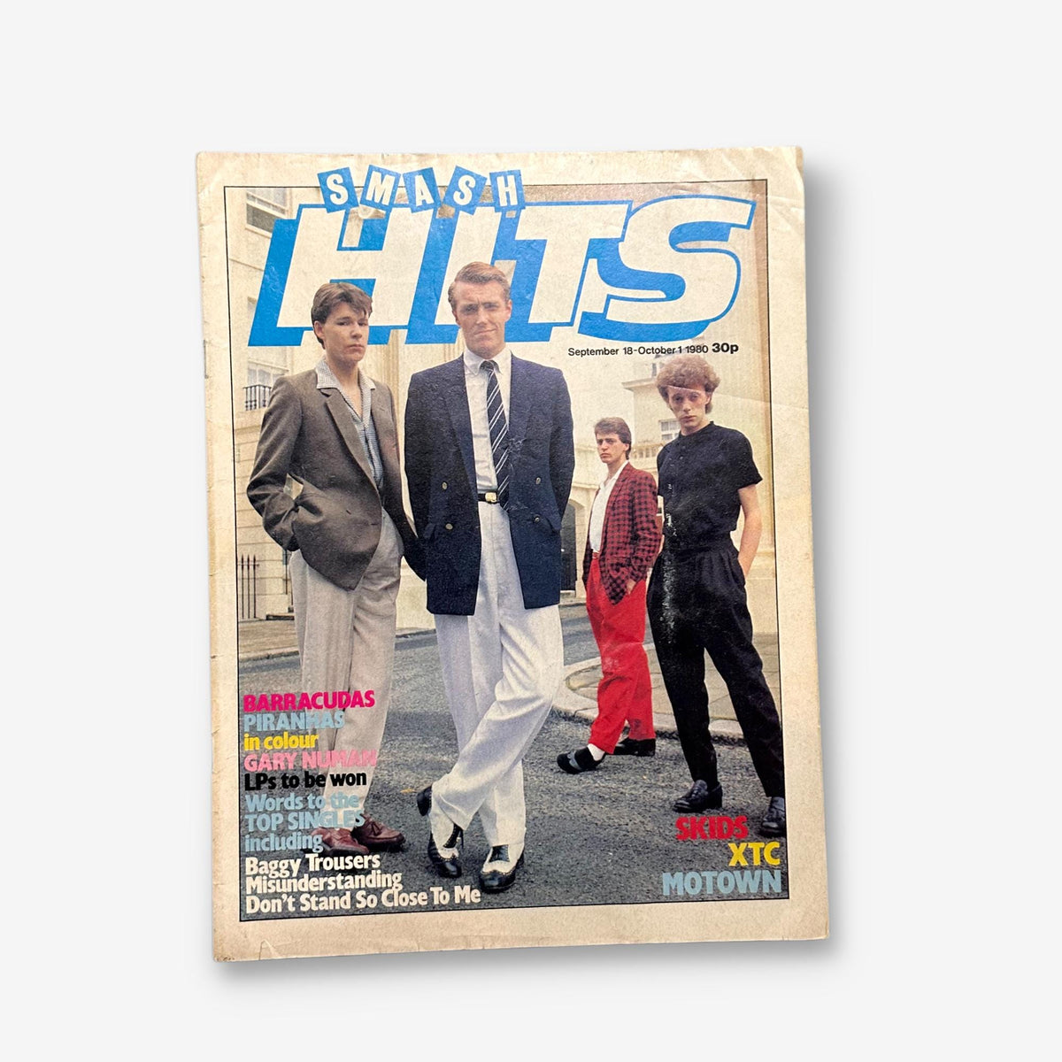1980 Skids - Smash Hits Magazine