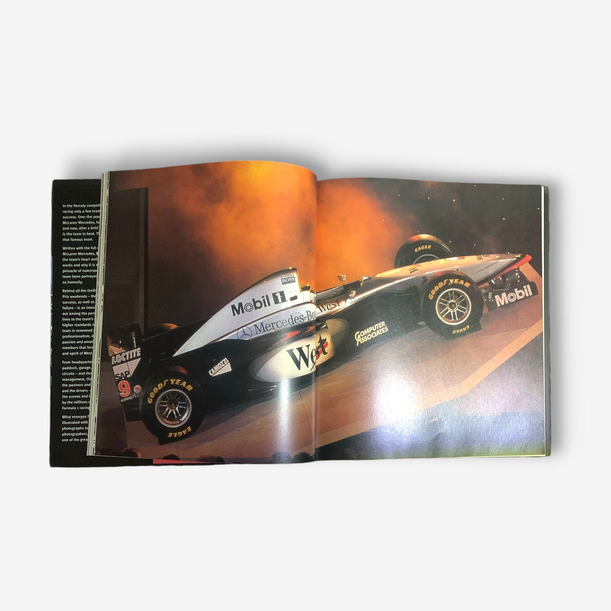 West McLaren Mercedes Teamwork - 1998 Hardback Book (Gerald Donaldson)