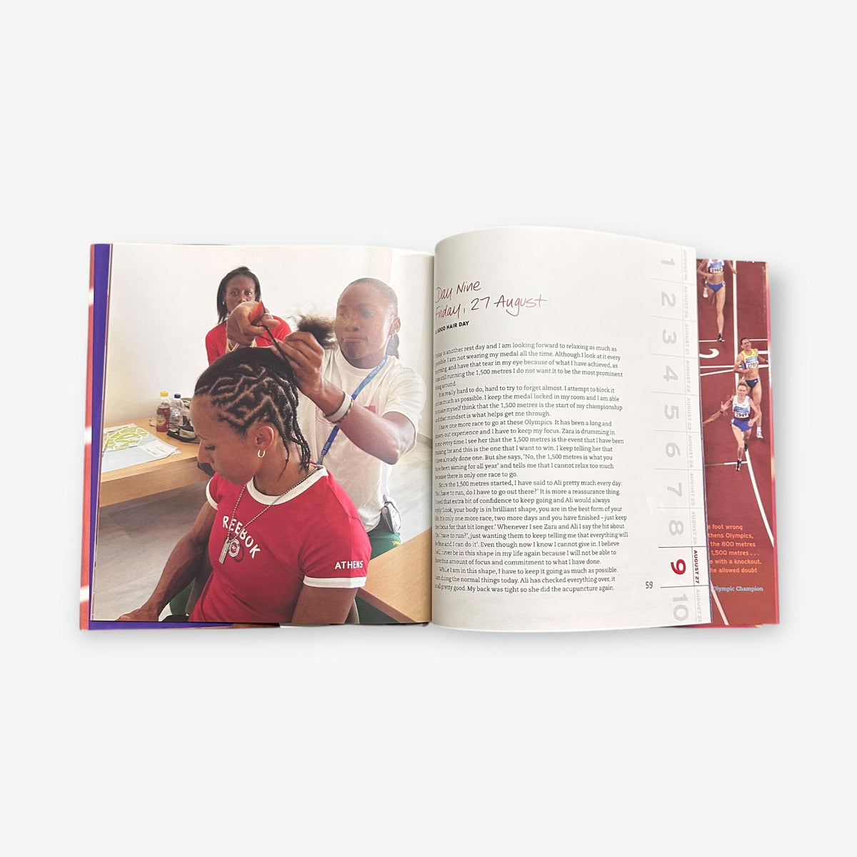 Kelly Holmes - My Olympic Ten Days - Hardback Book (Richard Lewis) 2004