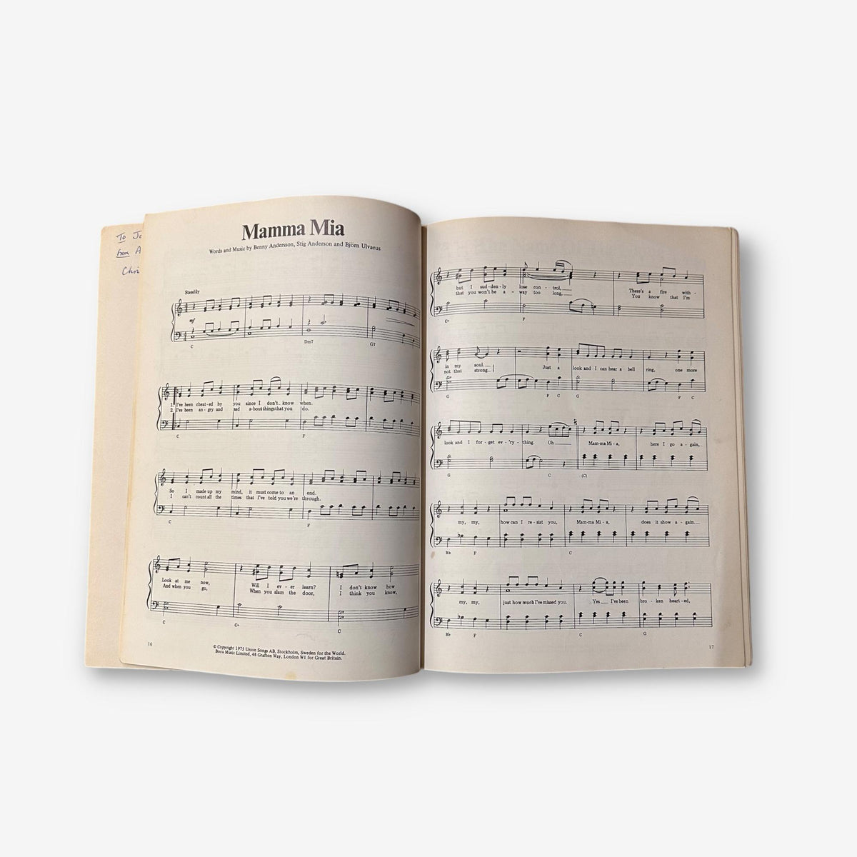 It's Easy To Play ABBA - 1979 Paperback Music Sheet Book (Cyril Watters)