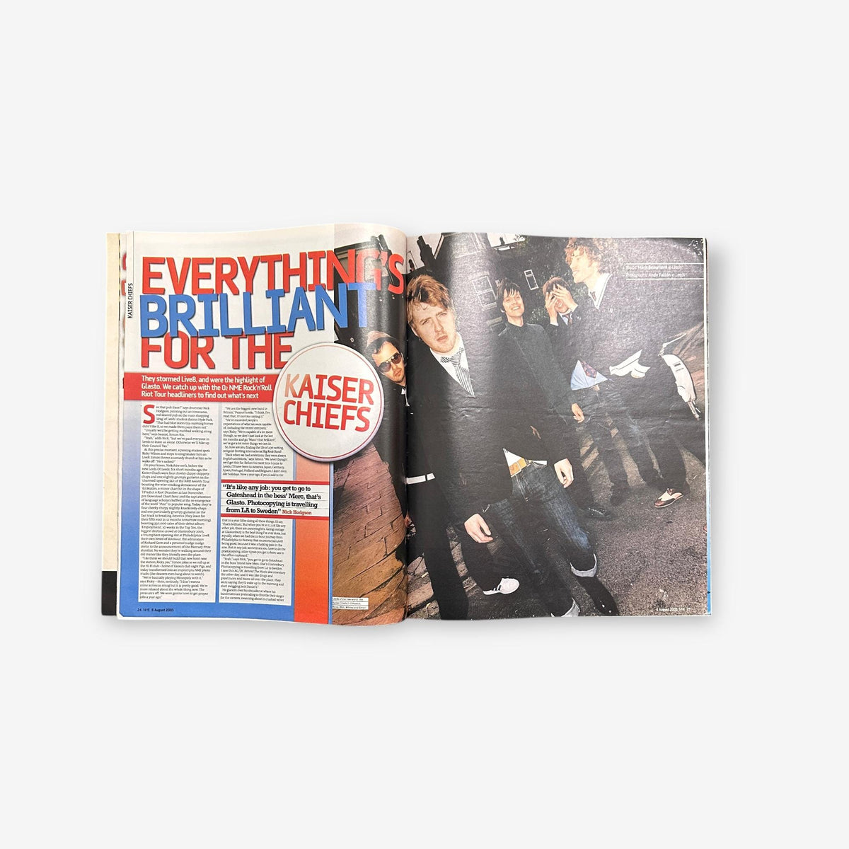 2005 Kaiser Chiefs - Ooh! They've Gone All Big! - NME Magazine