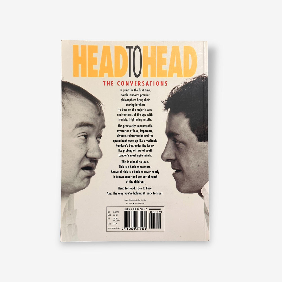 Smith And Jones - Head To Head - 1992 Paperback Book (Fontana)