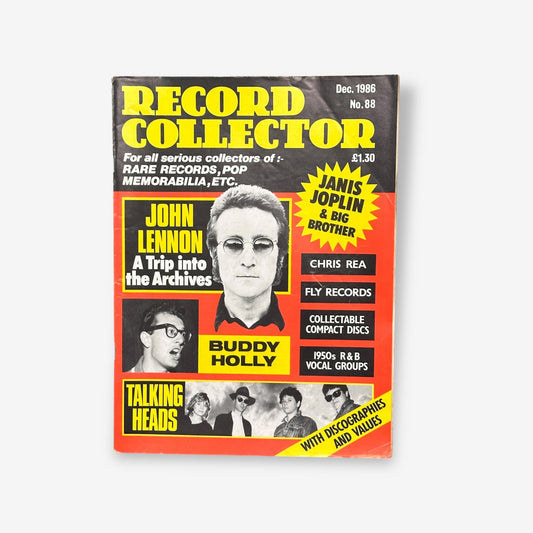 1986 John Lennon - A Trip Into The Archives - Record Collector Magazine No. 88