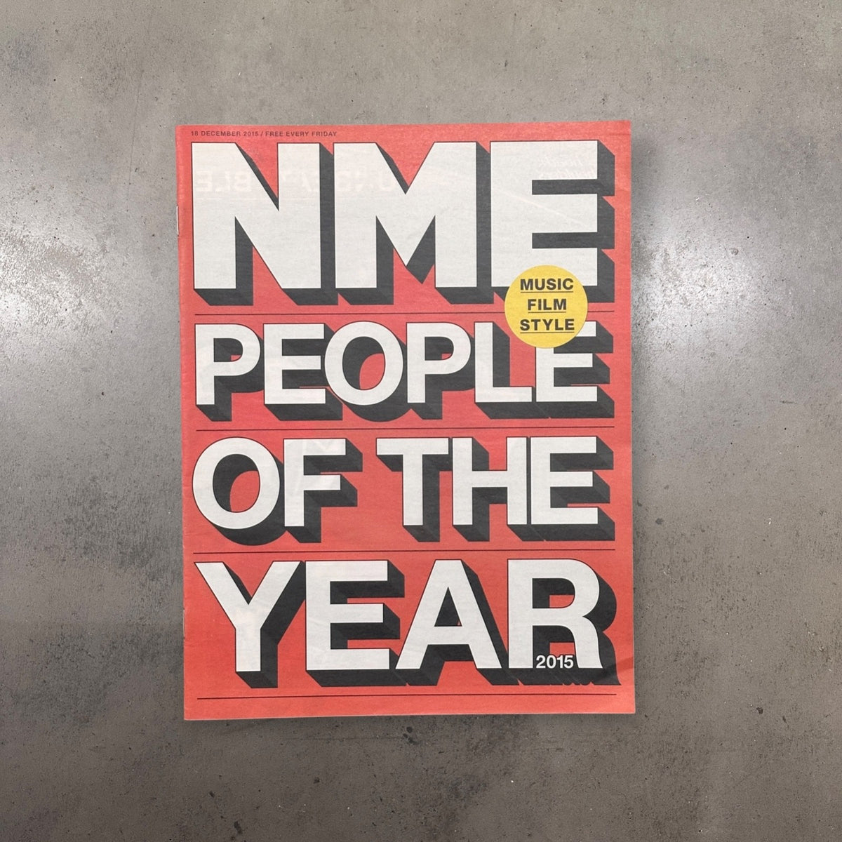 2015 People Of The Year - NME Magazine