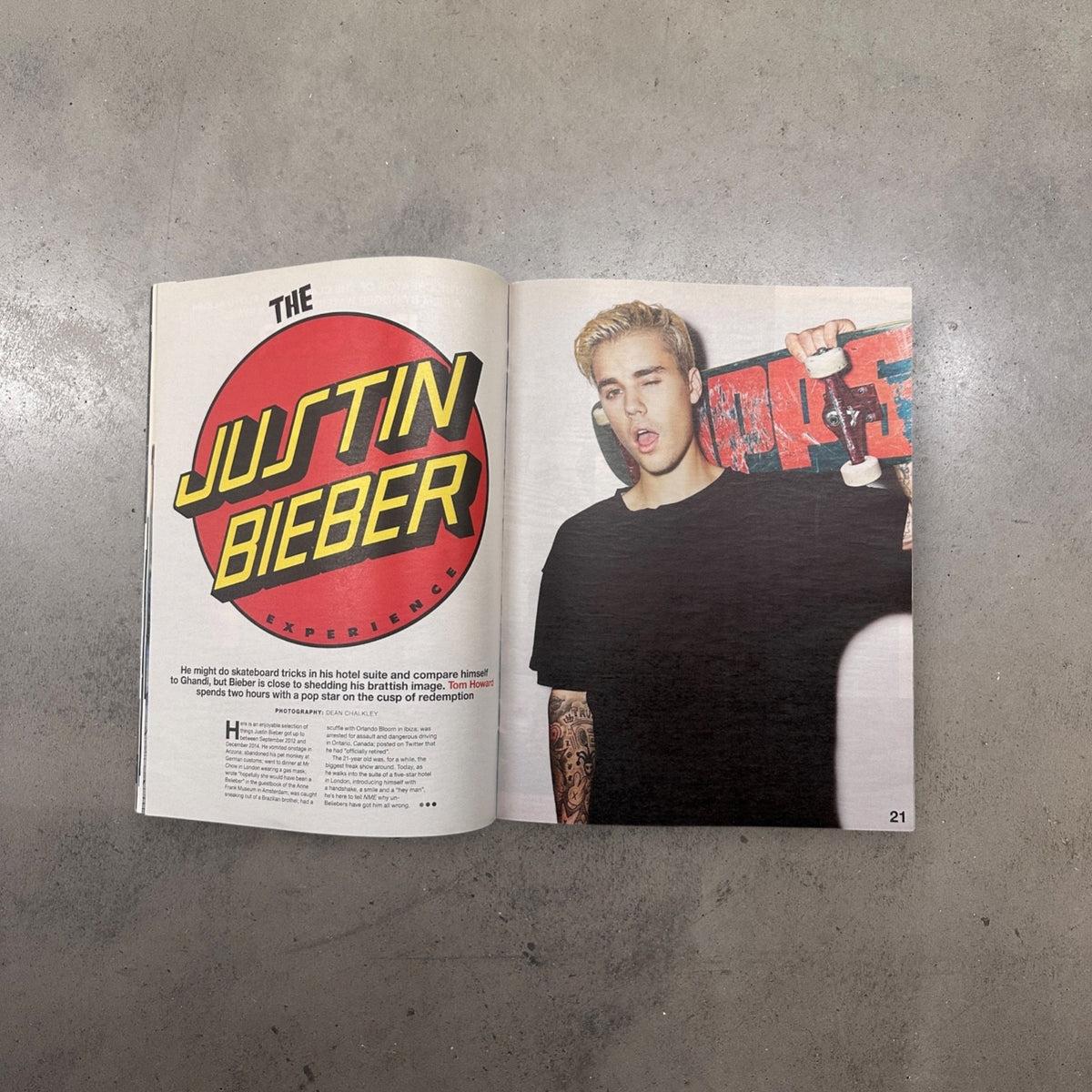 2015 Justin Bieber - Actually Kinda Cool - NME Magazine