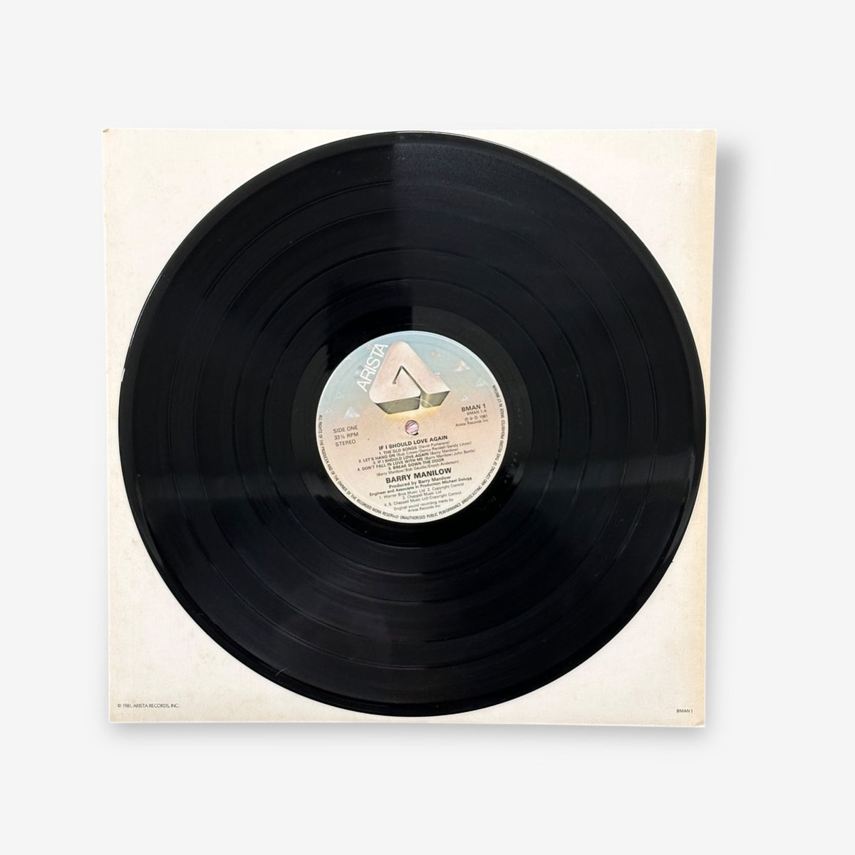 Barry Manilow - If I Should Love Again Vinyl Record 1981