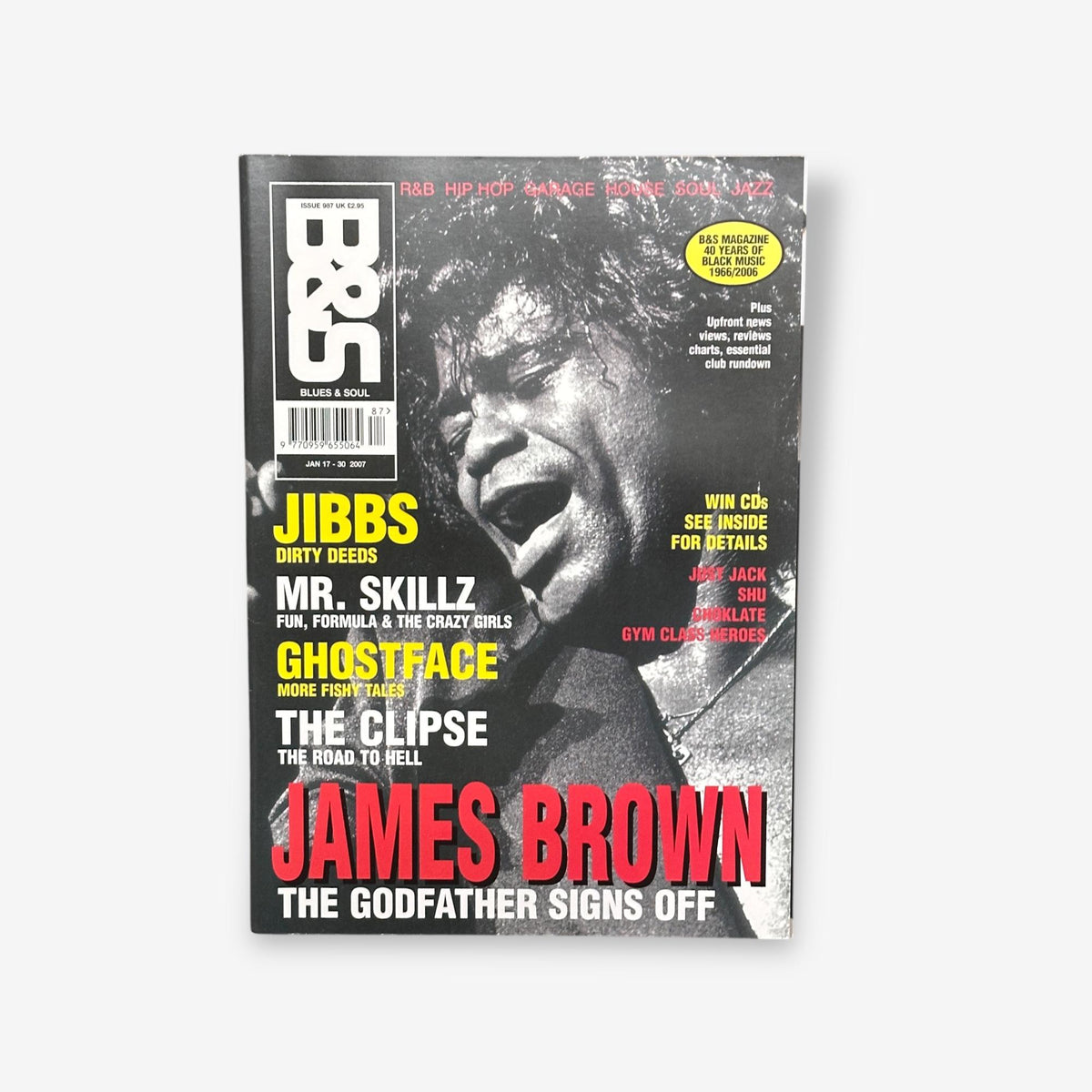 2007 James Brown - The Godfather Signs Off - Blues & Soul Magazine Issue 987