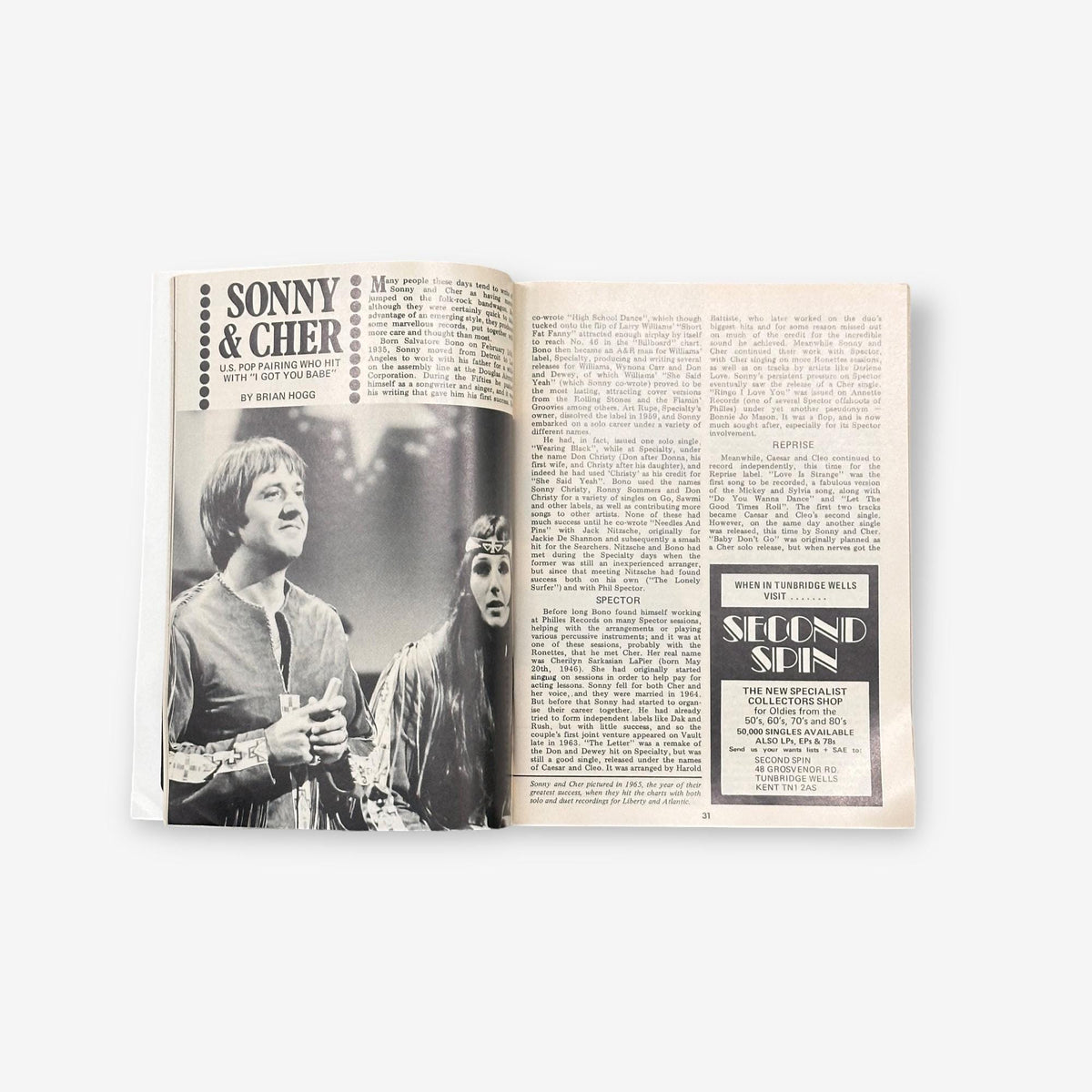 1983 John Lennon And Yoko Ono - Pocket-Sized Record Collector Magazine No. 42