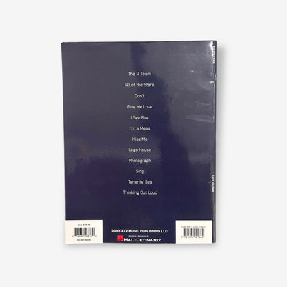 Ed Sheeran Easy Guitar Paperback Music Sheet Book 2015