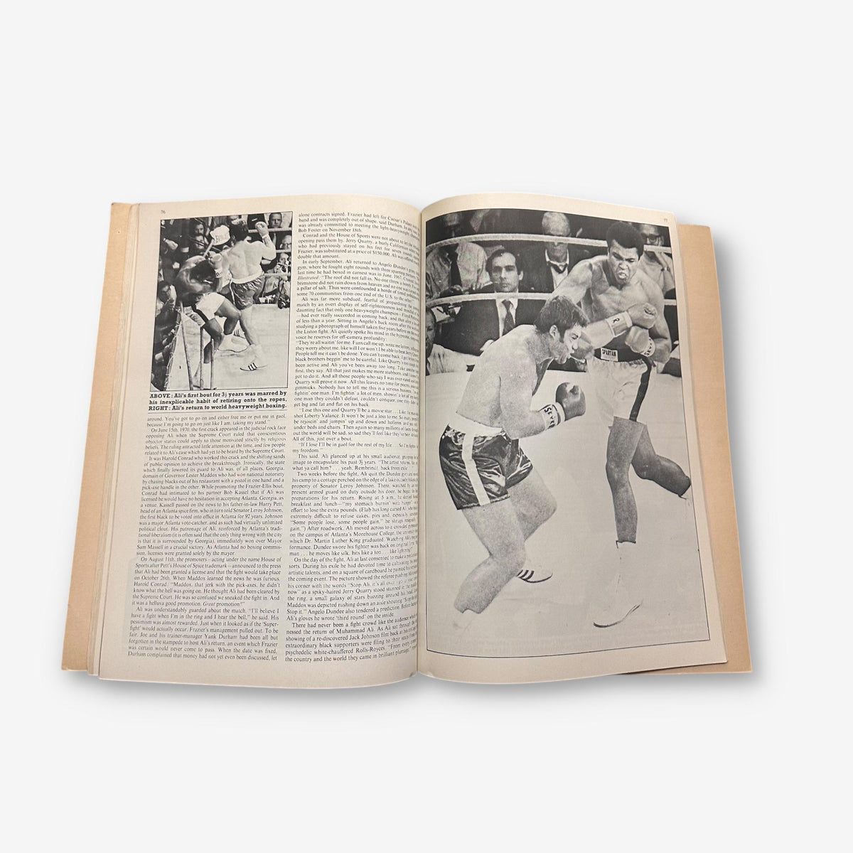 Muhammed Ali The Holy Warrior - 1975 Paperback Book (Don Atyeo)