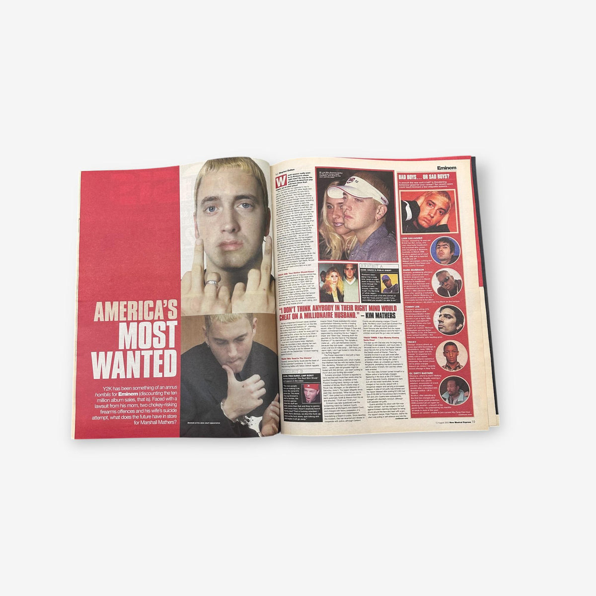 2000 Eminem - You're Nicked! - NME Magazine