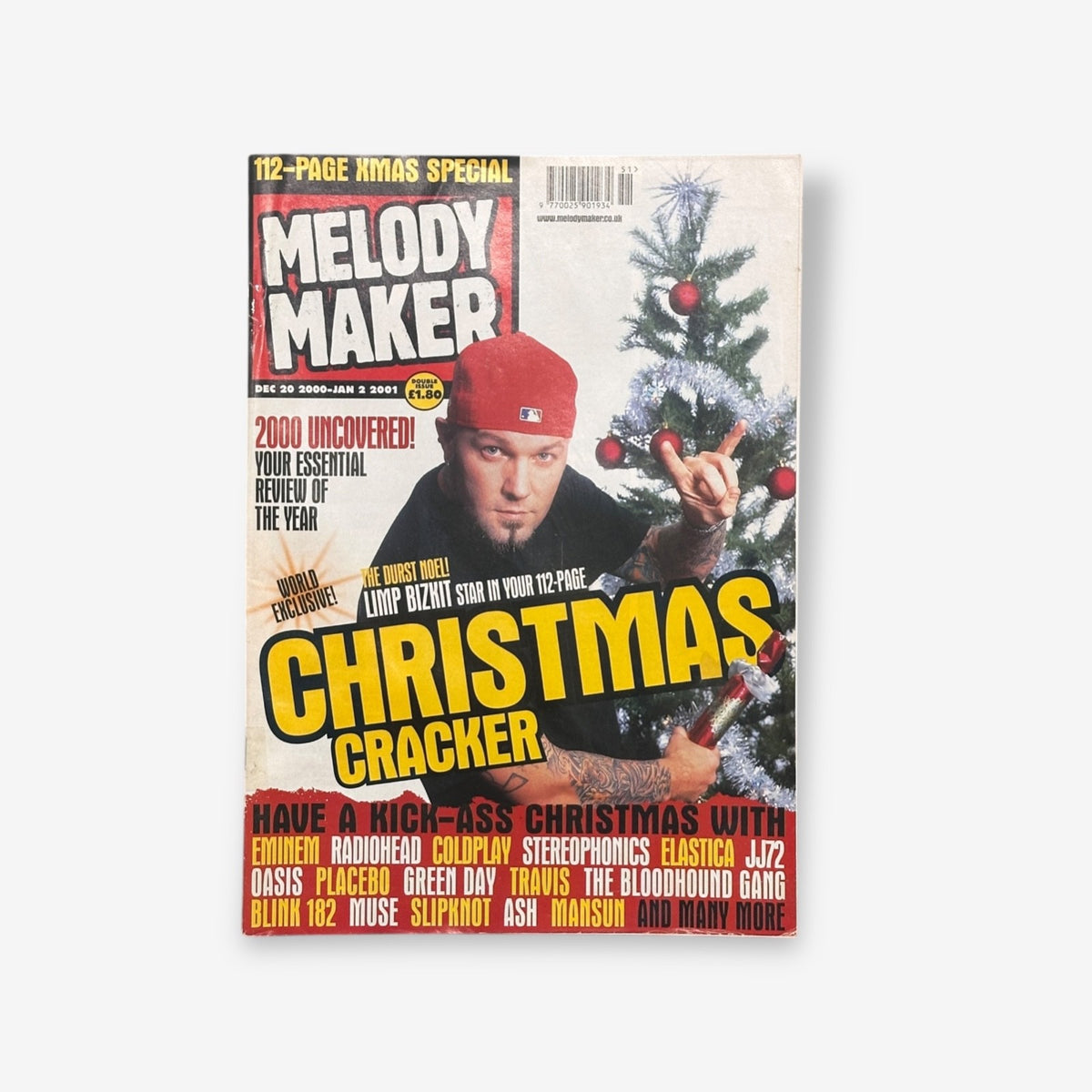 2001 Limp Bizkit - Christmas Cracker - Melody Maker Magazine
