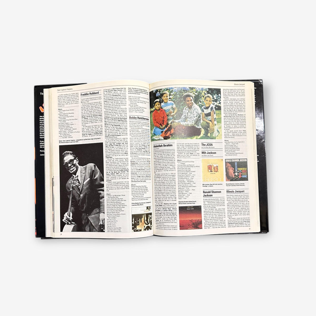 The Illustrated Encyclopaedia Of Jazz - An Indispensable A-Z Of The Legends Of Jazz 1986 - Large Har