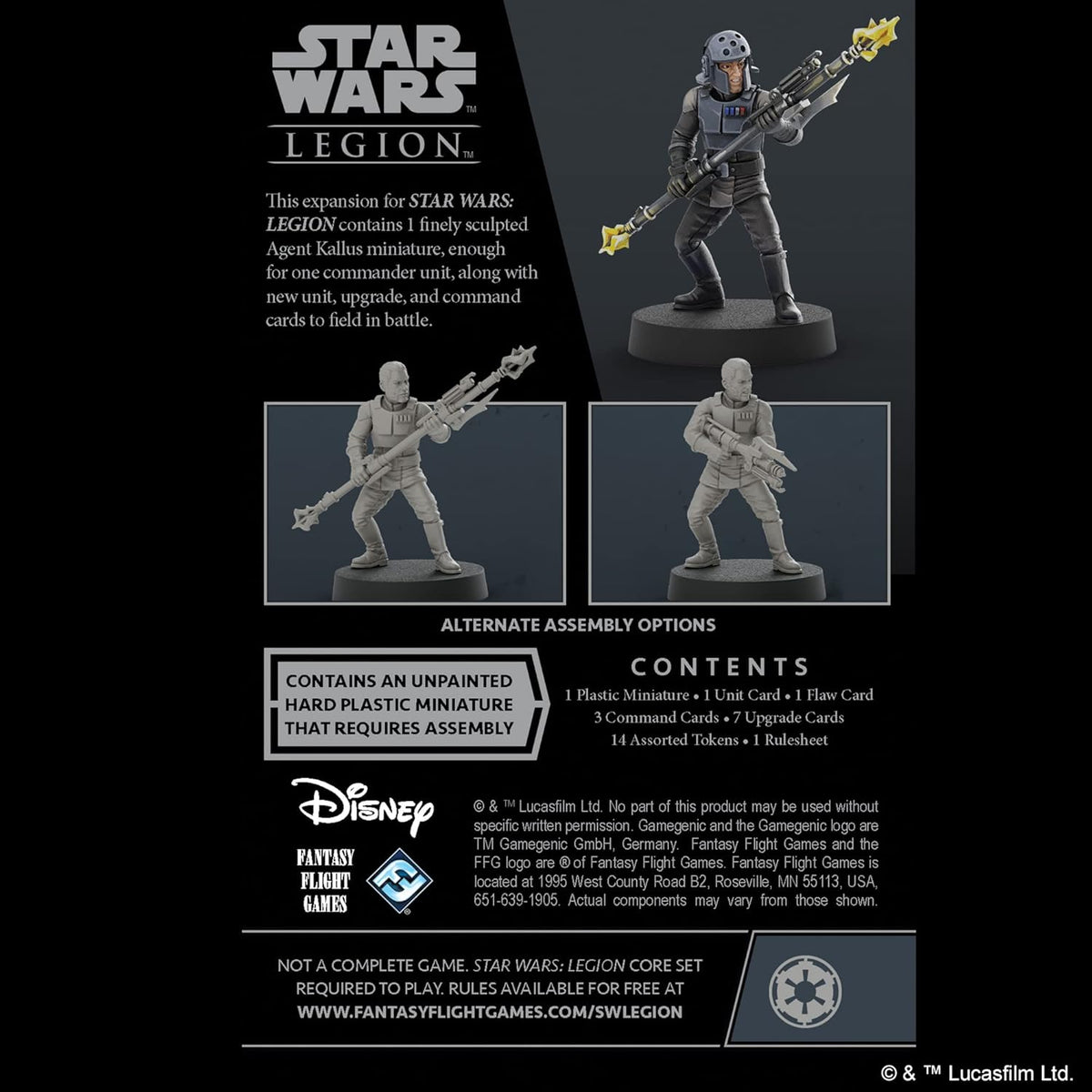 Star Wars Legion: Agent Kallus Commander Expansion