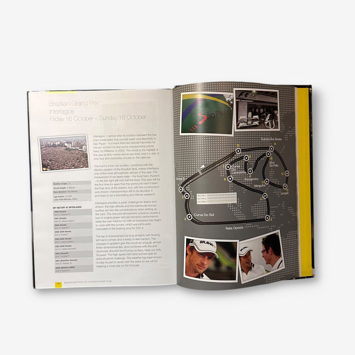 Jenson Button - My Championship Year - 2009 Hardback Book (Ross Brown)