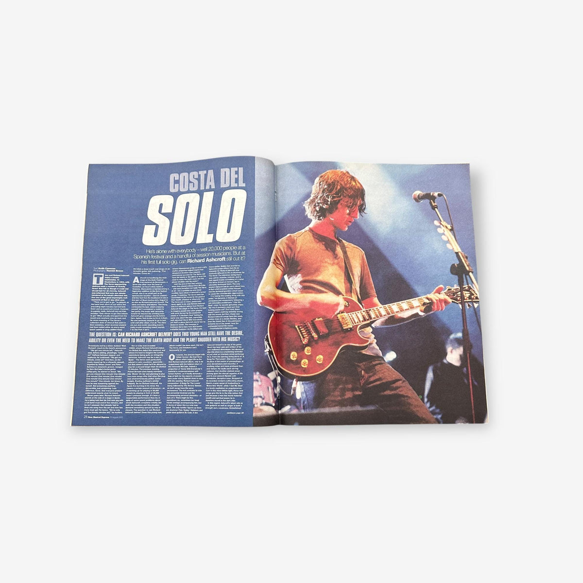 2000 Richard Ashcroft - The V Signs Are Good - NME Magazine