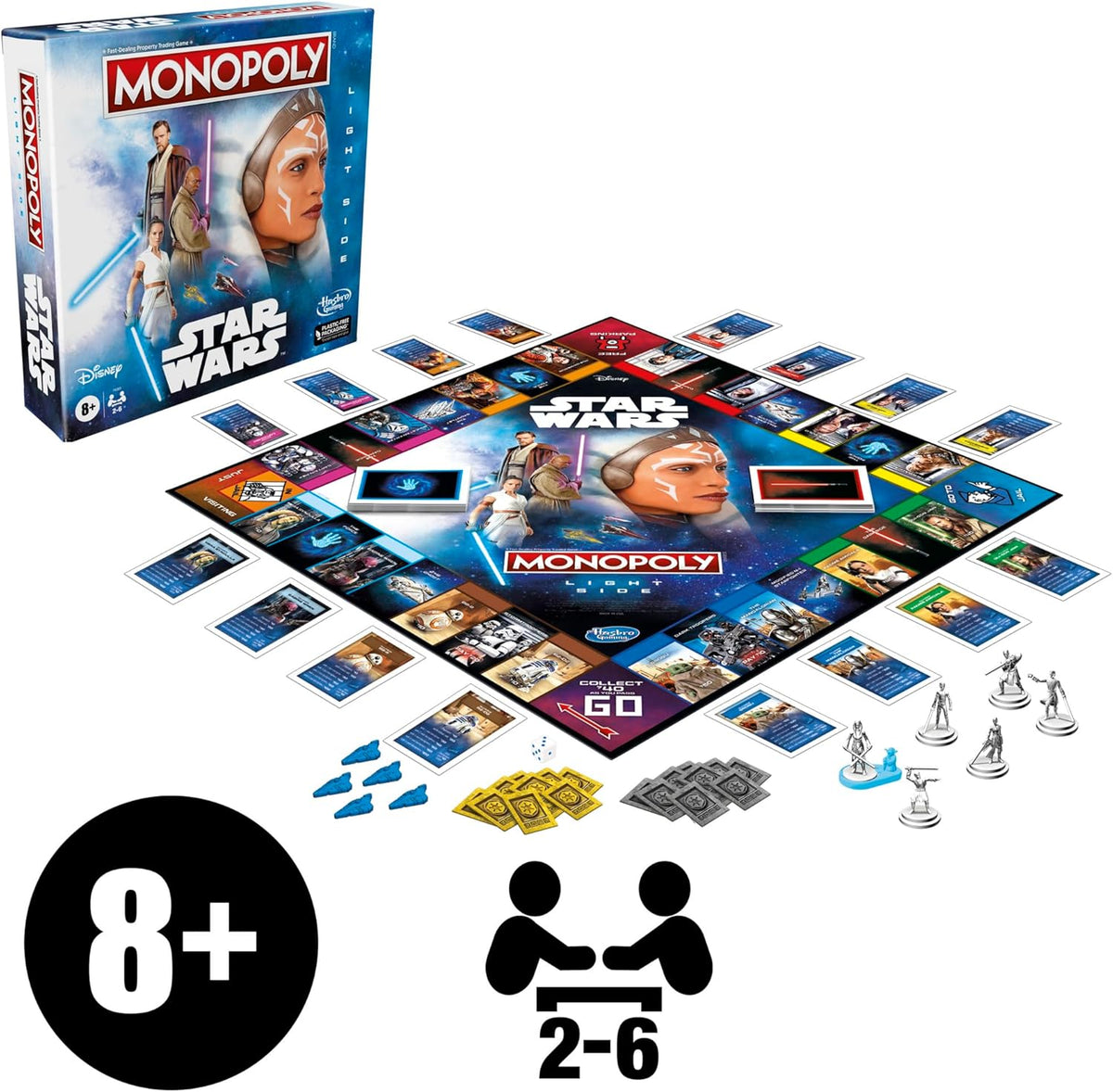 Monopoly: Star Wars Light Side Edition Board, Star Wars Jedi Game