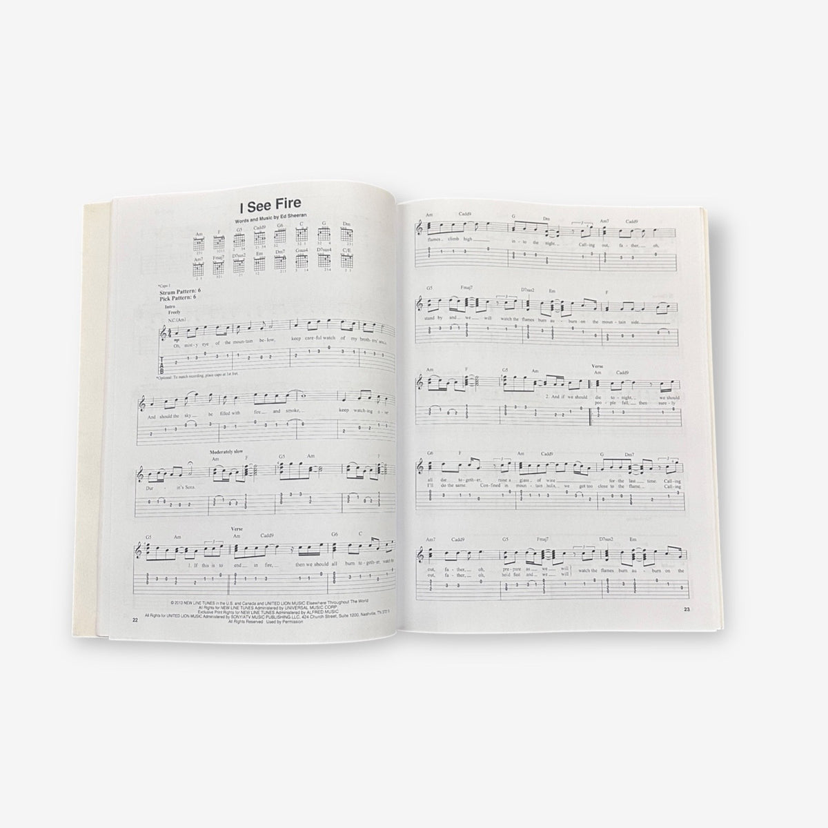 Ed Sheeran Easy Guitar Paperback Music Sheet Book 2015