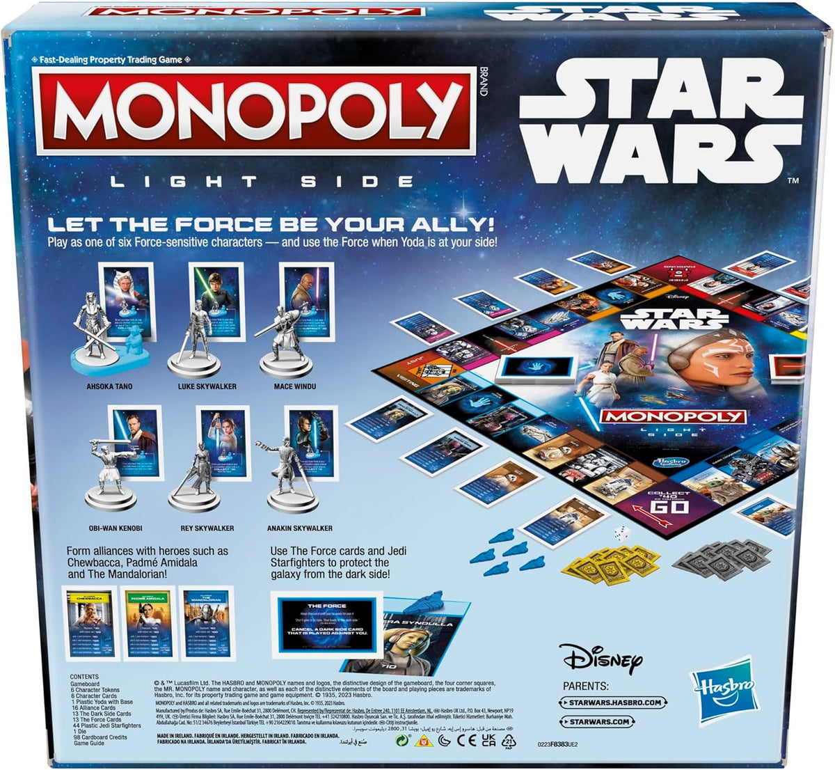 Monopoly: Star Wars Light Side Edition Board, Star Wars Jedi Game