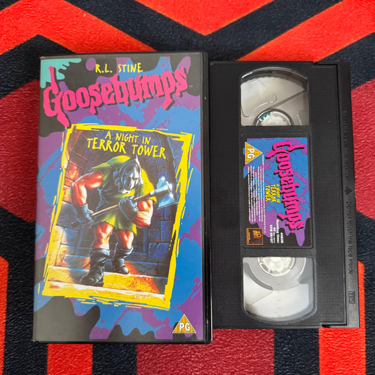 Goosebumps: A Night in Terror Tower VHS Video (1997) 4463S