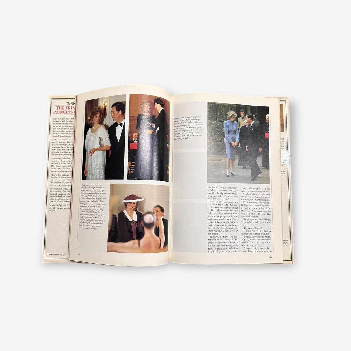 The Prince And Princess Of Wales - In Person - Hardback Book (Alastair Burnet) 1985