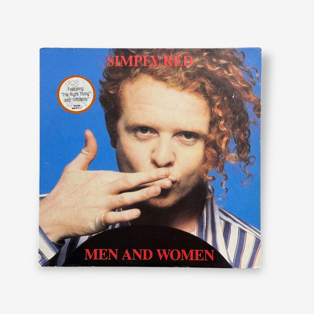 Simply Red - Men And Women Vinyl Record 1987