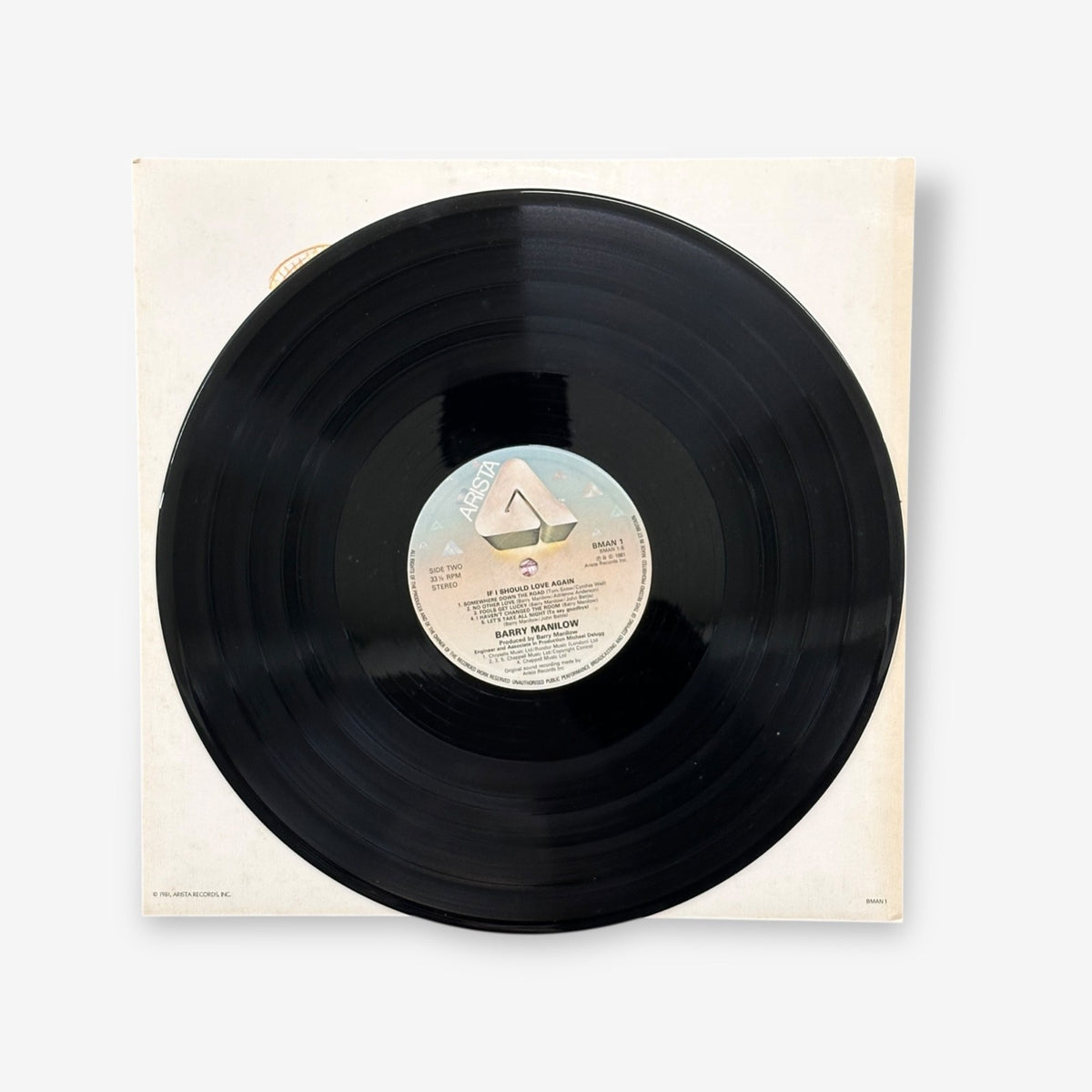 Barry Manilow - If I Should Love Again Vinyl Record 1981