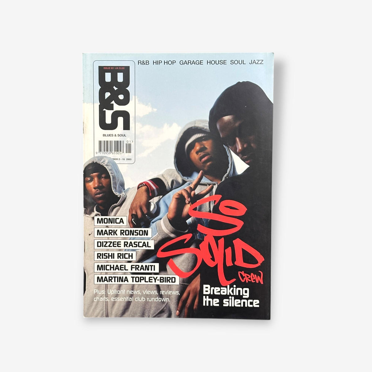 2003 So Solid Crew - Breaking The Silence - Blues & Soul Magazine Issue 901