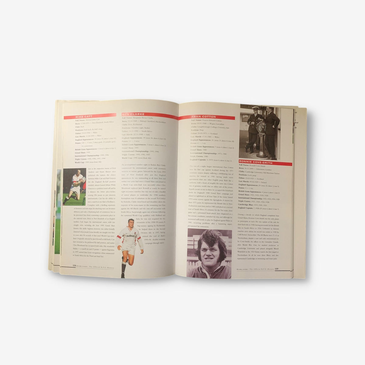 England - The Official R.F.U. History - 1999 Hardback Book (Jason Woolgar)