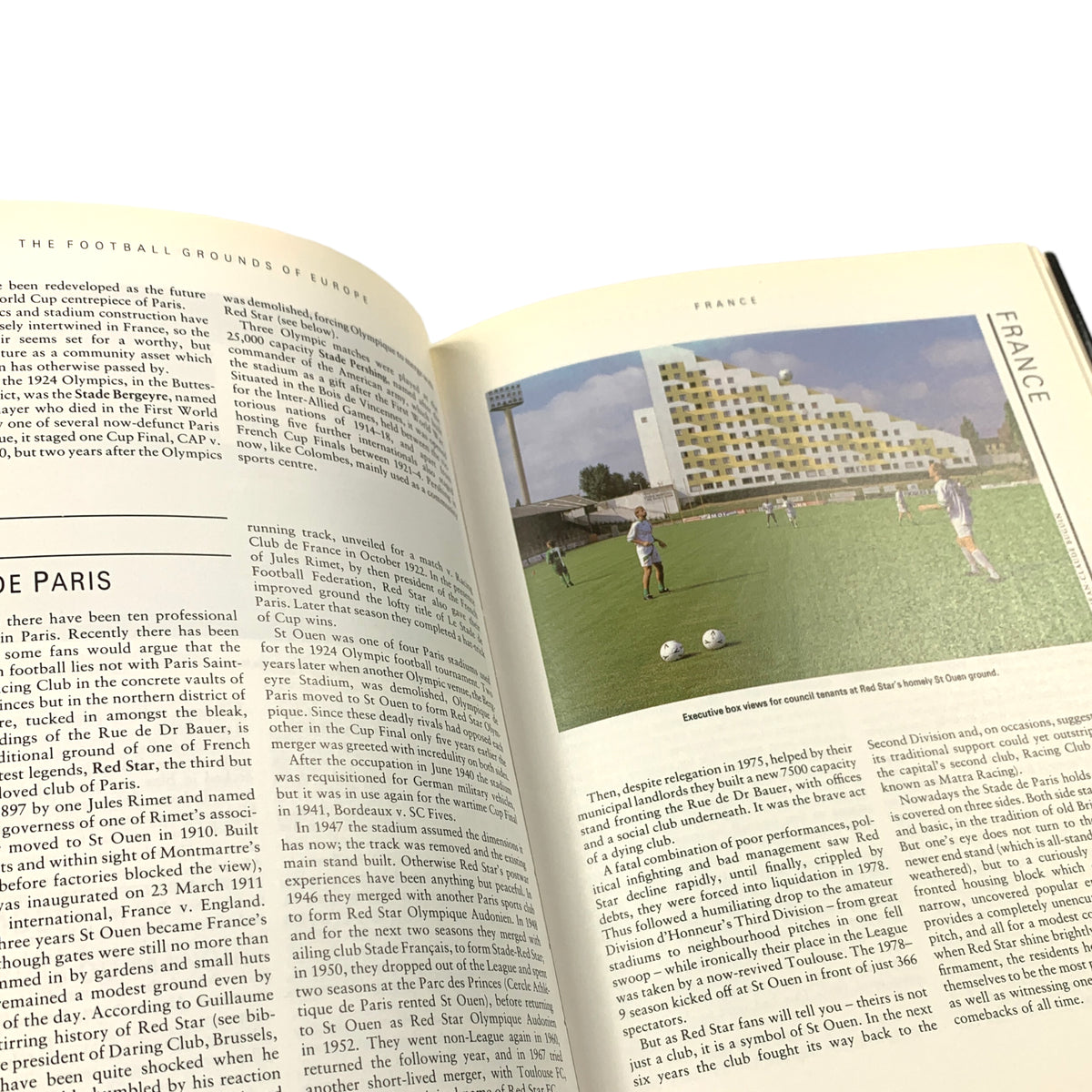 The Football Grounds of Europe - 1990 Hardcover Book (Simon Inglis)